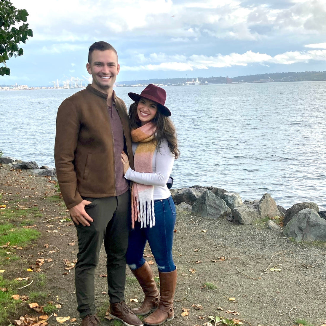 Daniel and Helena at Ocean front