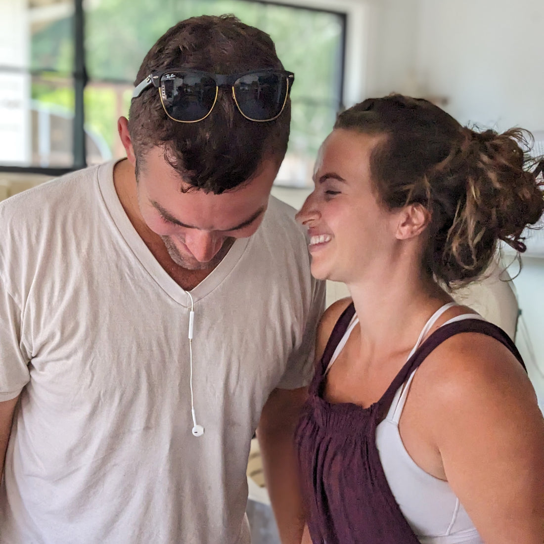 What it's like to work with your husband?