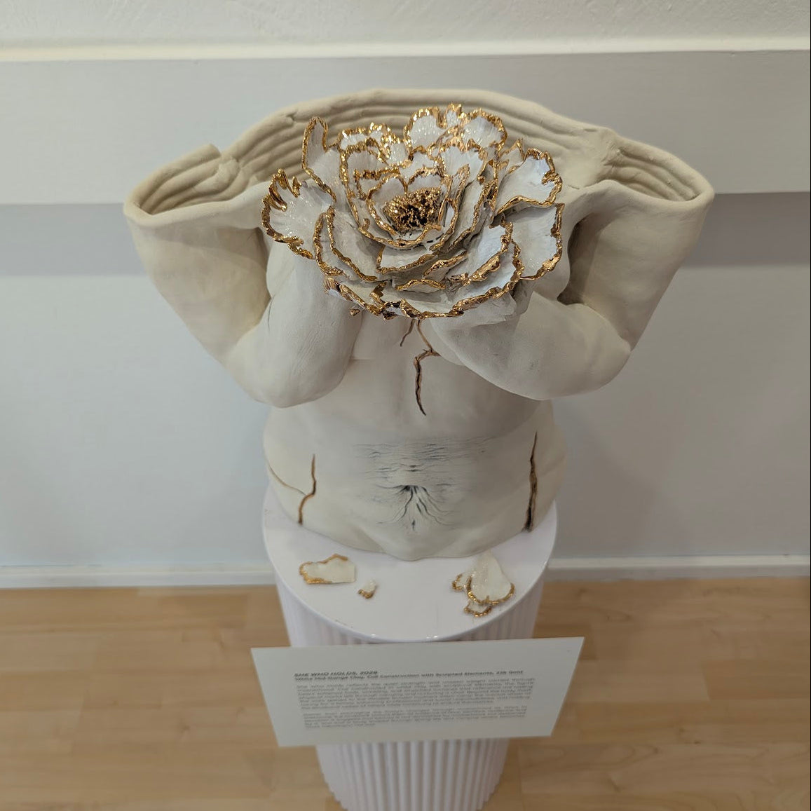 A high-angle view of "She Who Holds".