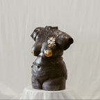 A 45º front view of "She Who Feels".