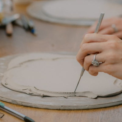 Pottery & Prosecco: Make Your Own Painter's Palette Class