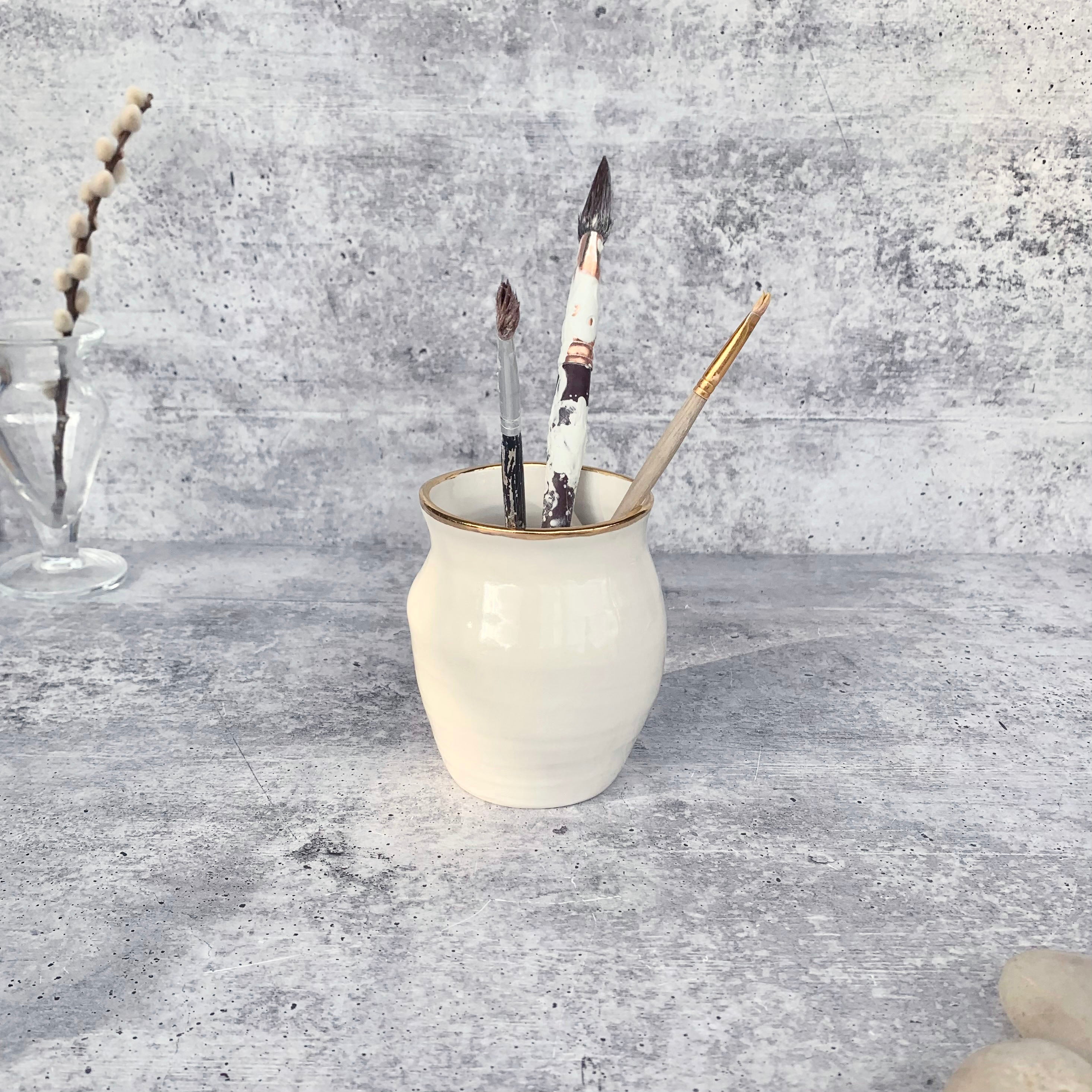 Brush Holder Vase Vessel