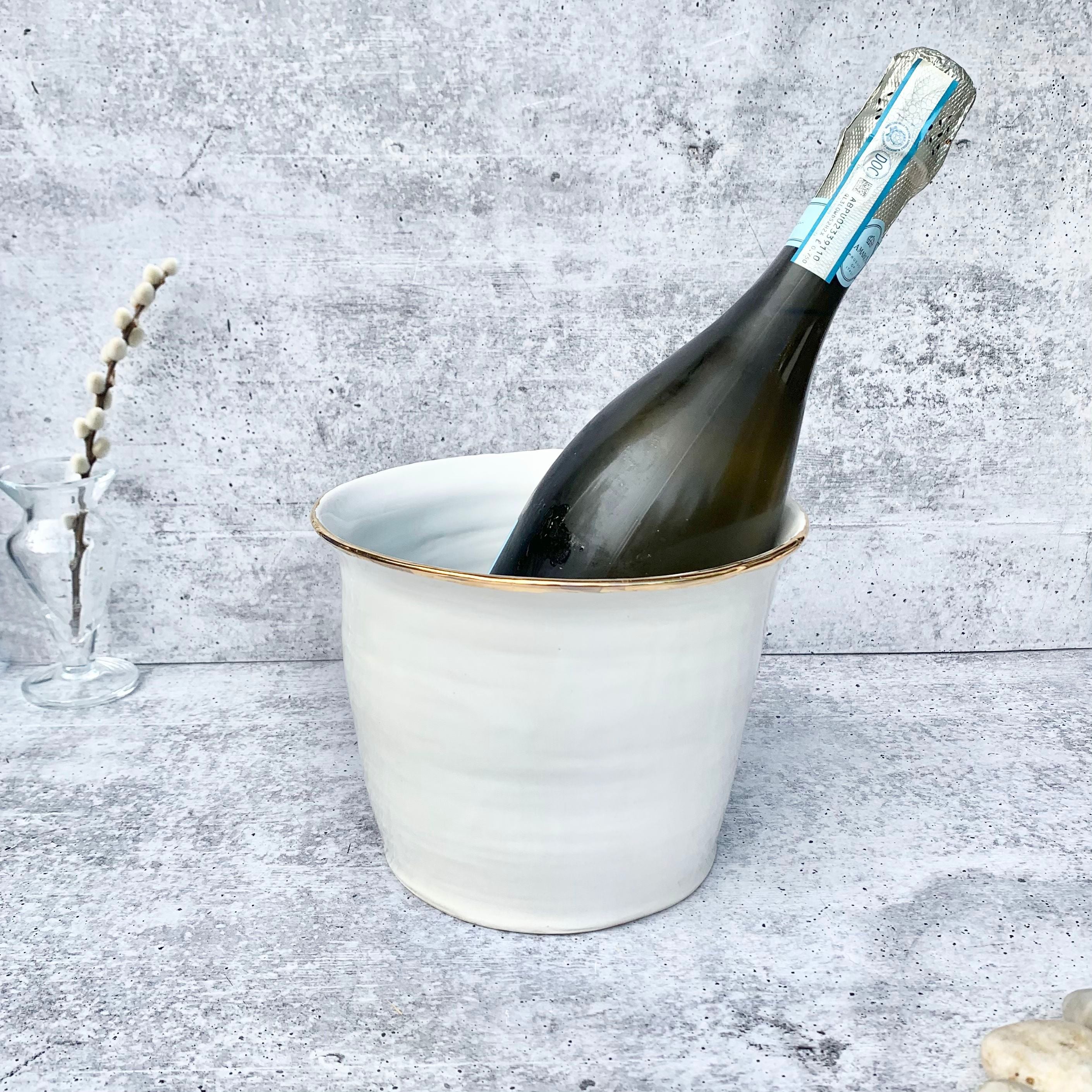 ANGEL CHAMPAGNE アイスバケット ゴールド ANGEL CHAMPAGNE NV Brut HALO《特別7本セット》LEDアイスバケツ